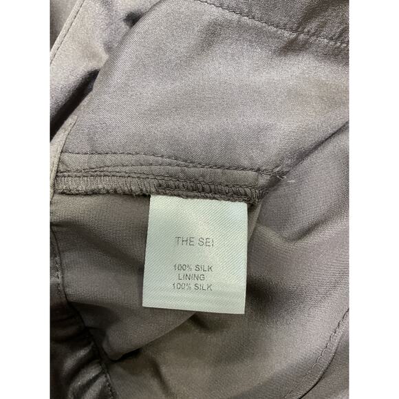 The Sei 'Wide Leg' Tan Satin Trouser Size 2 - Picture 5 of 5